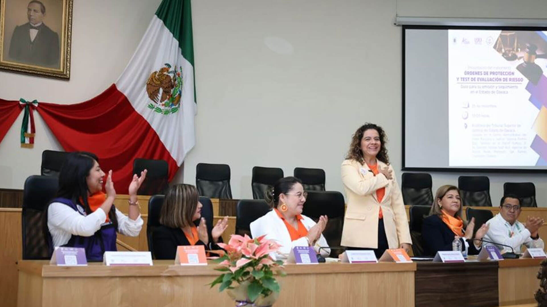 PJEO encabeza esfuerzos de la mano de instituciones para proteger a mujeres víctimas de violencia PJEO encabeza esfuerzos de la mano de instituciones para proteger a mujeres víctimas de violencia