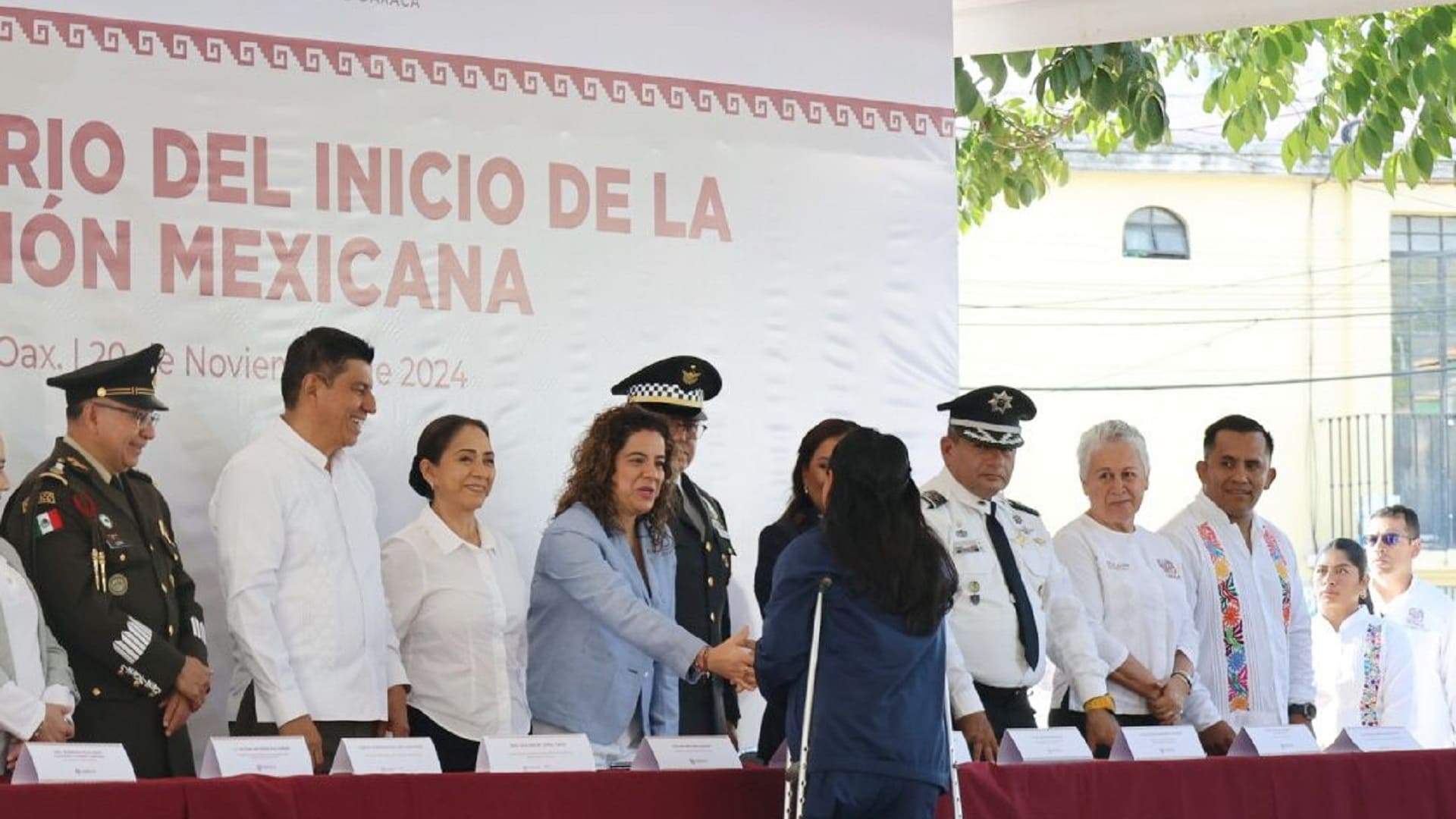 Participa titular del Poder Judicial de Oaxaca en conmemoración 114 Aniversario de la Revolución Mexicana