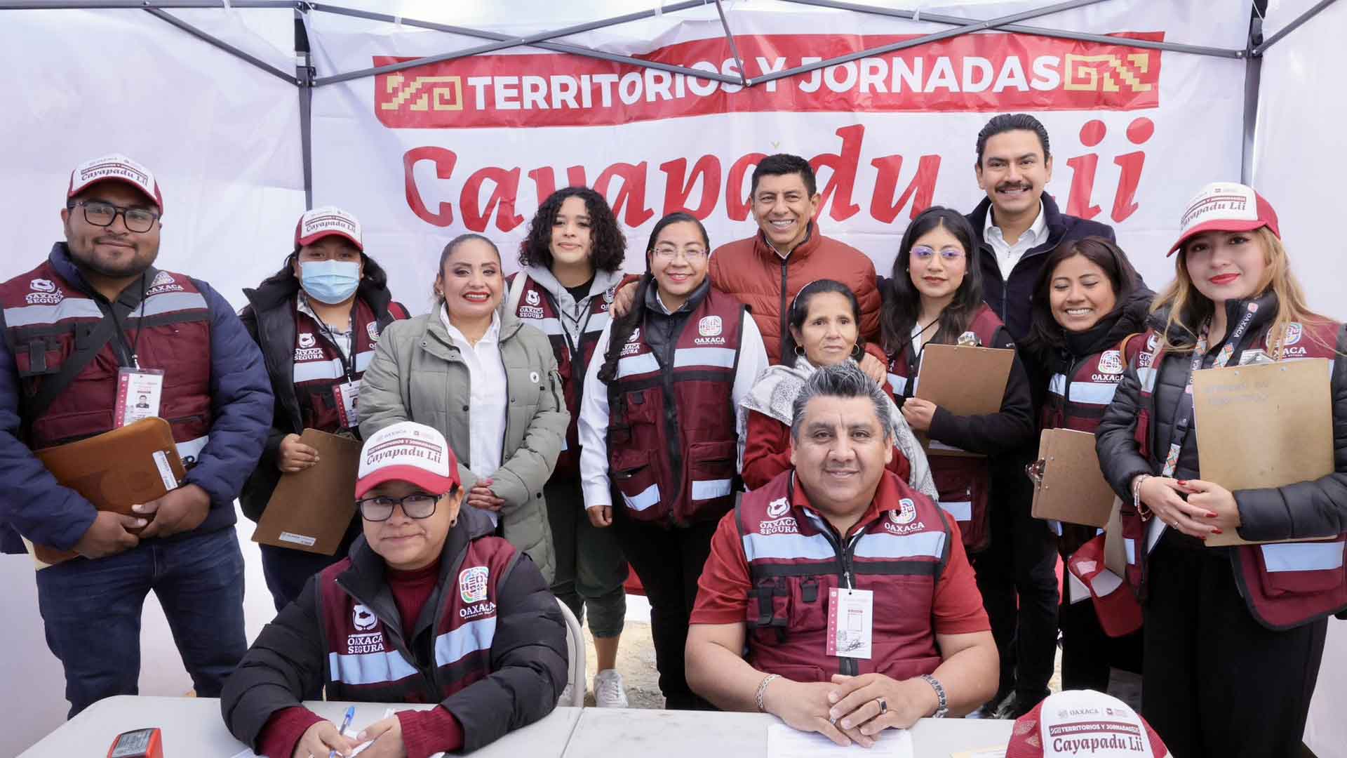 Gobernador de Oaxaca inicia el Programa Territorios y Jornadas Cayapadu Lii, para la paz y bienestar