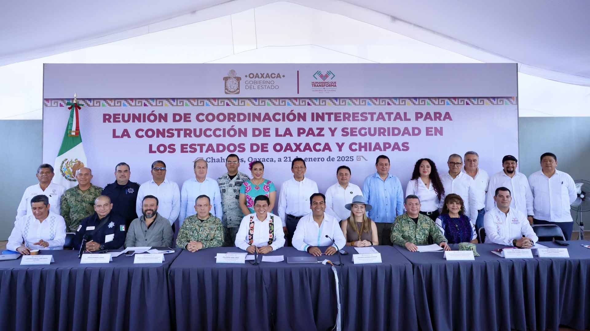 Refuerzan Oaxaca y Chiapas seguridad pública en zona limítrofe