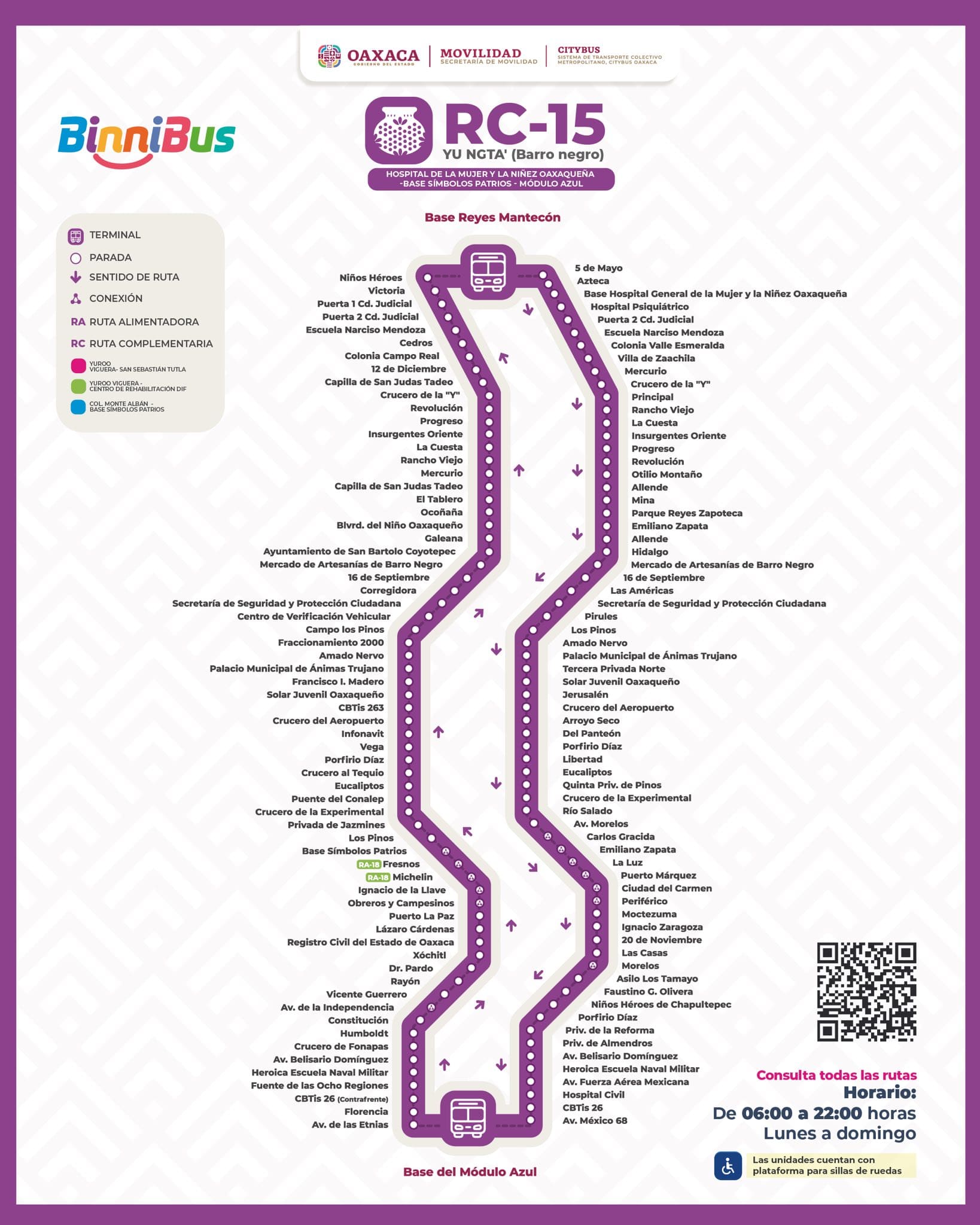 BinniBus ajusta rutas RC06 y RC15 para mejorar transporte en zona metropolitana de Oaxaca BinniBus ajusta rutas RC06 y RC15 para mejorar transporte en zona metropolitana de Oaxaca