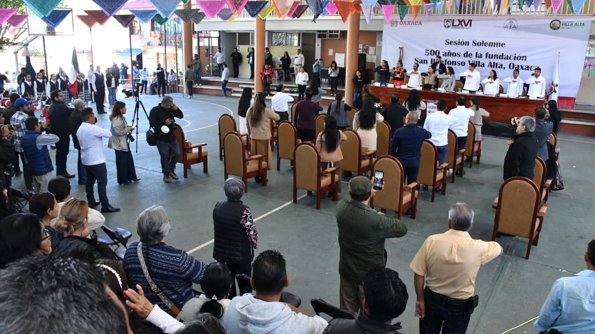 San Ildefonso Villa Alta celebra 500 años de historia con Sesión Solemne del Congreso de Oaxaca