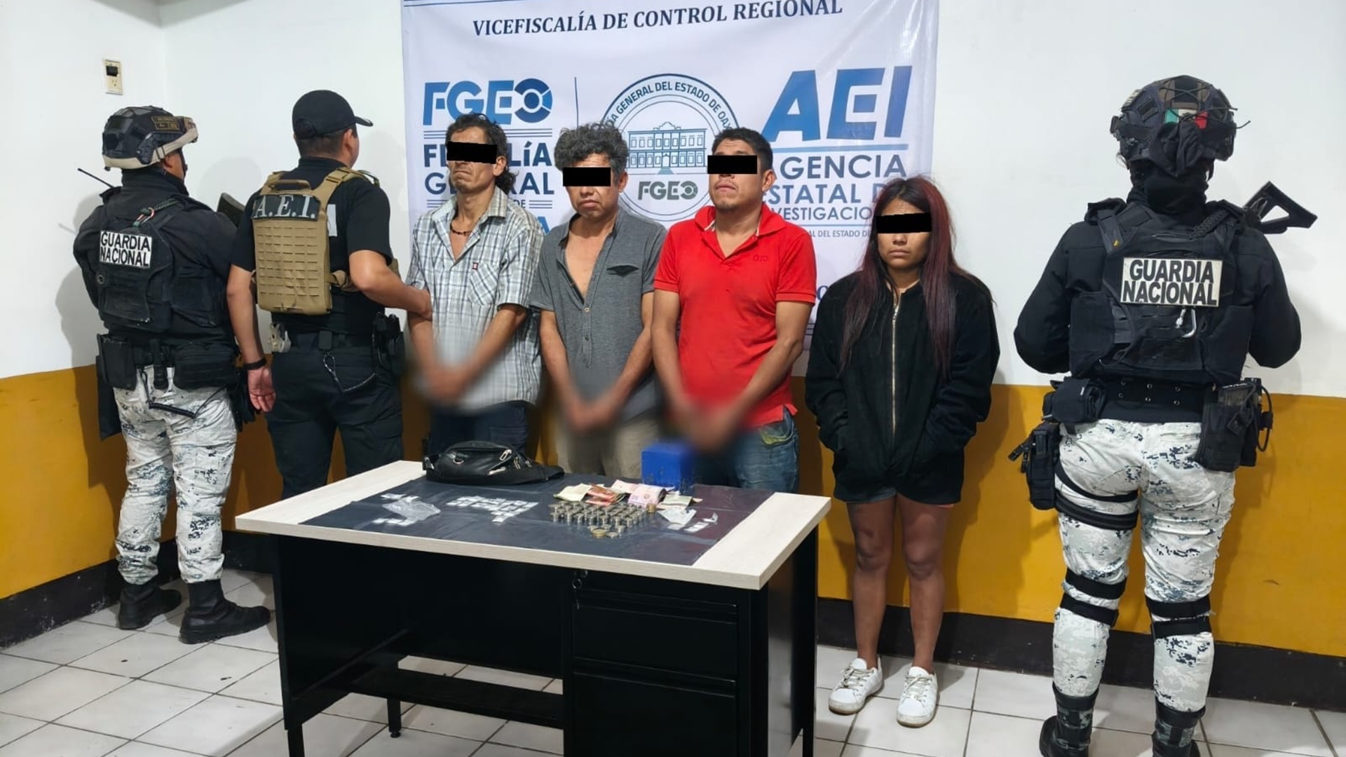 Vinculan a proceso a cuatro personas por narcomenudeo en la Sierra de Flores Magón