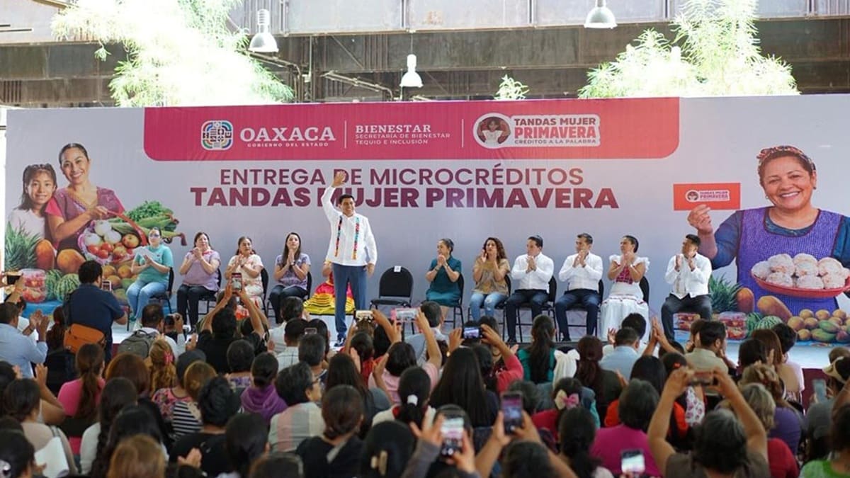 Evento masivo de entrega de apoyos del programa Tandas Mujer Primavera