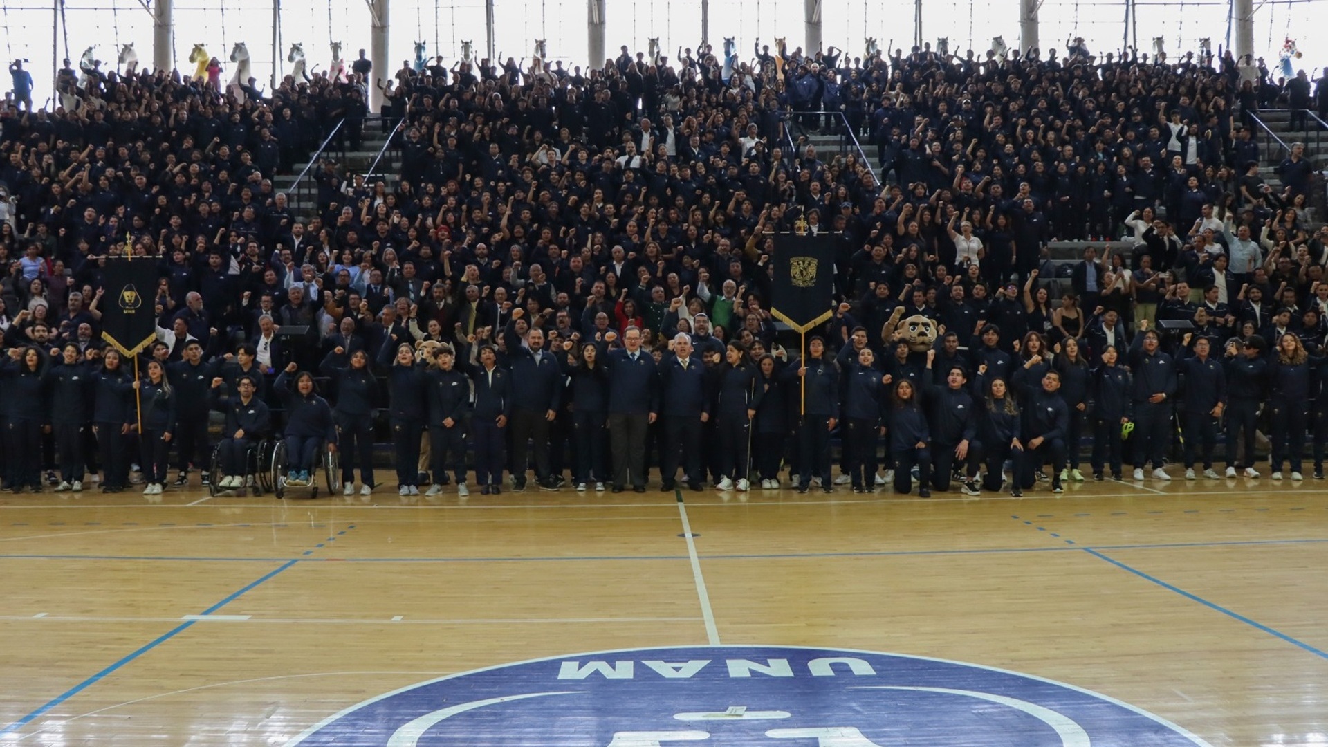 UNAM abanderó a 632 deportistas rumbo a competencias nacionales 2026