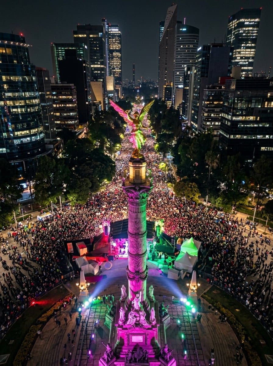 México vence a Corea del Sur y desata celebración masiva en el Ángel de la Independencia