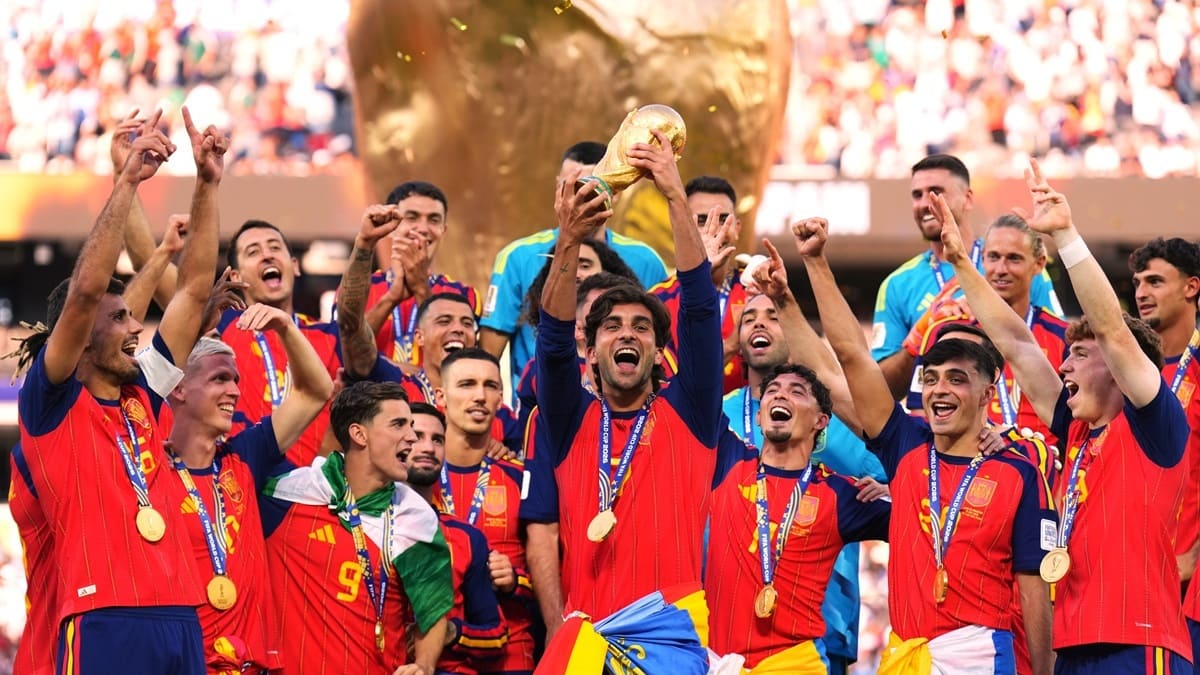 El Trofeo de la Copa del Mundo 2026 para España