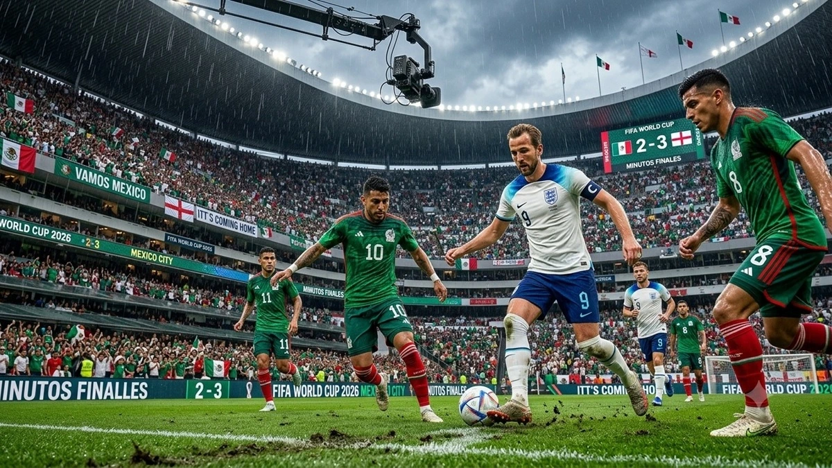 Lo que dejó el México 2–3 Inglaterra: un Mundial que se escapó en minutos decisivos Lo que dejó el México 2–3 Inglaterra: un Mundial que se escapó en minutos decisivos
