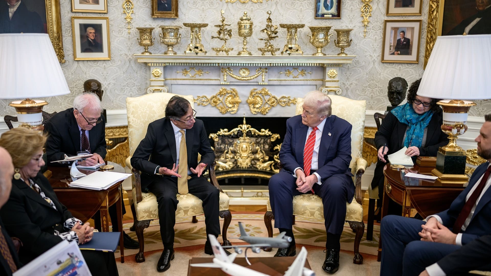 Trump y Petro liman asperezas en Washington tras tensiones diplomáticas