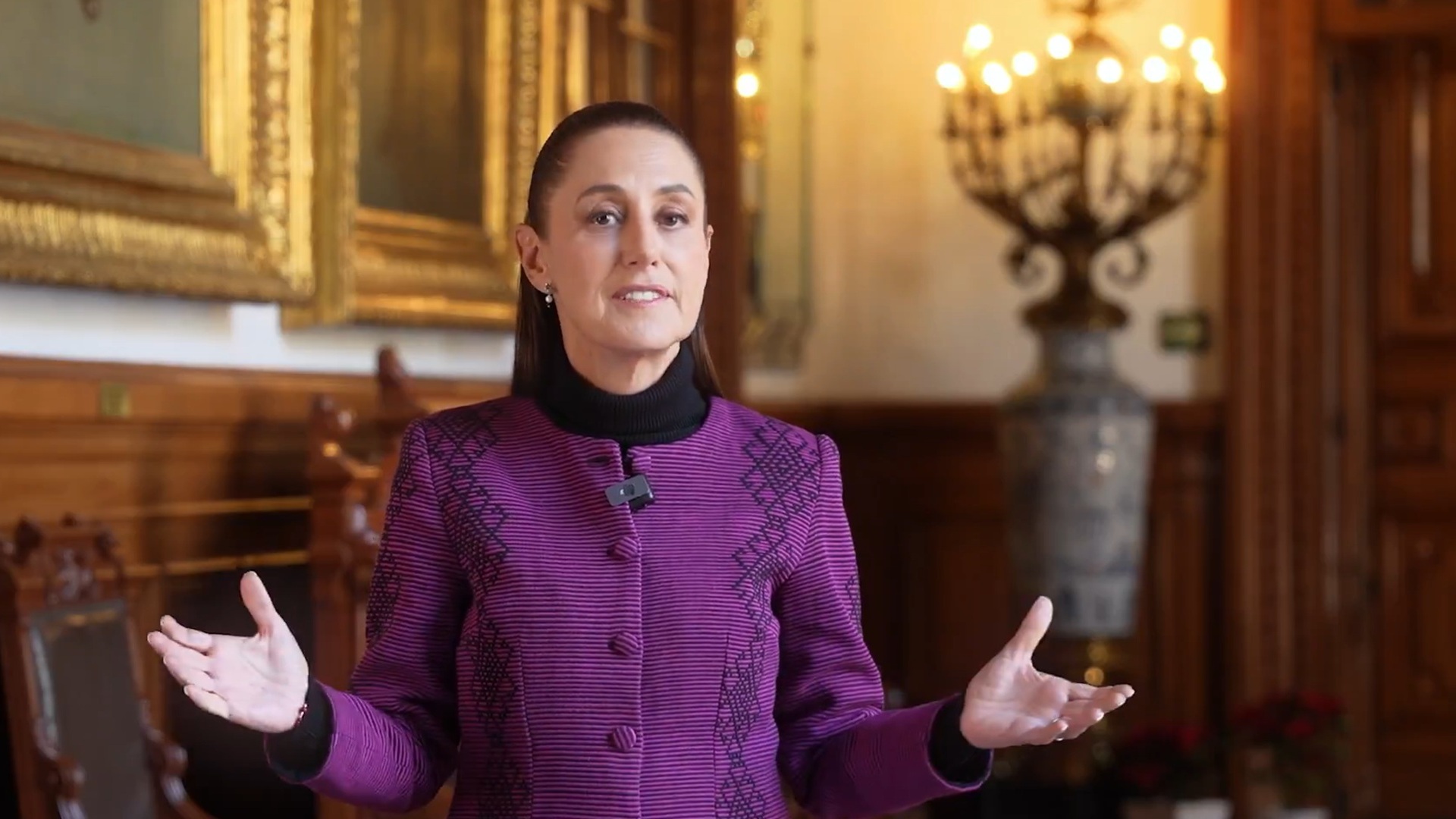 Sheinbaum reafirma compromiso con México en mensaje de Año Nuevo Sheinbaum reafirma compromiso con México en mensaje de Año Nuevo