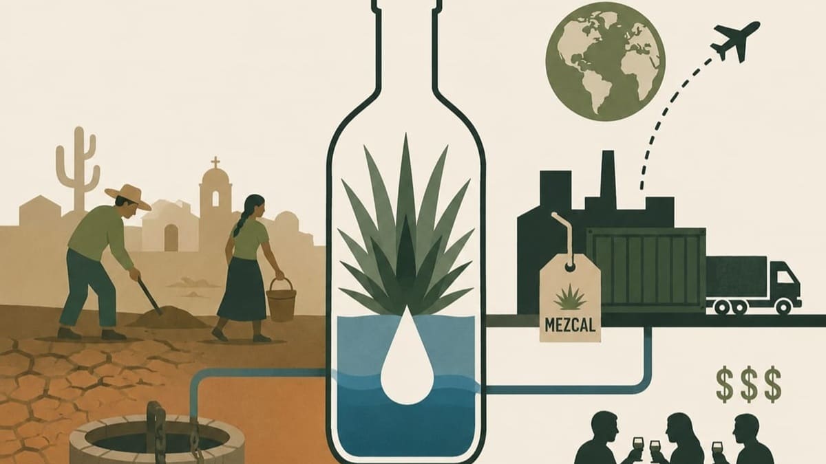 El agua de mezcal: ganadores y perdedores en Oaxaca