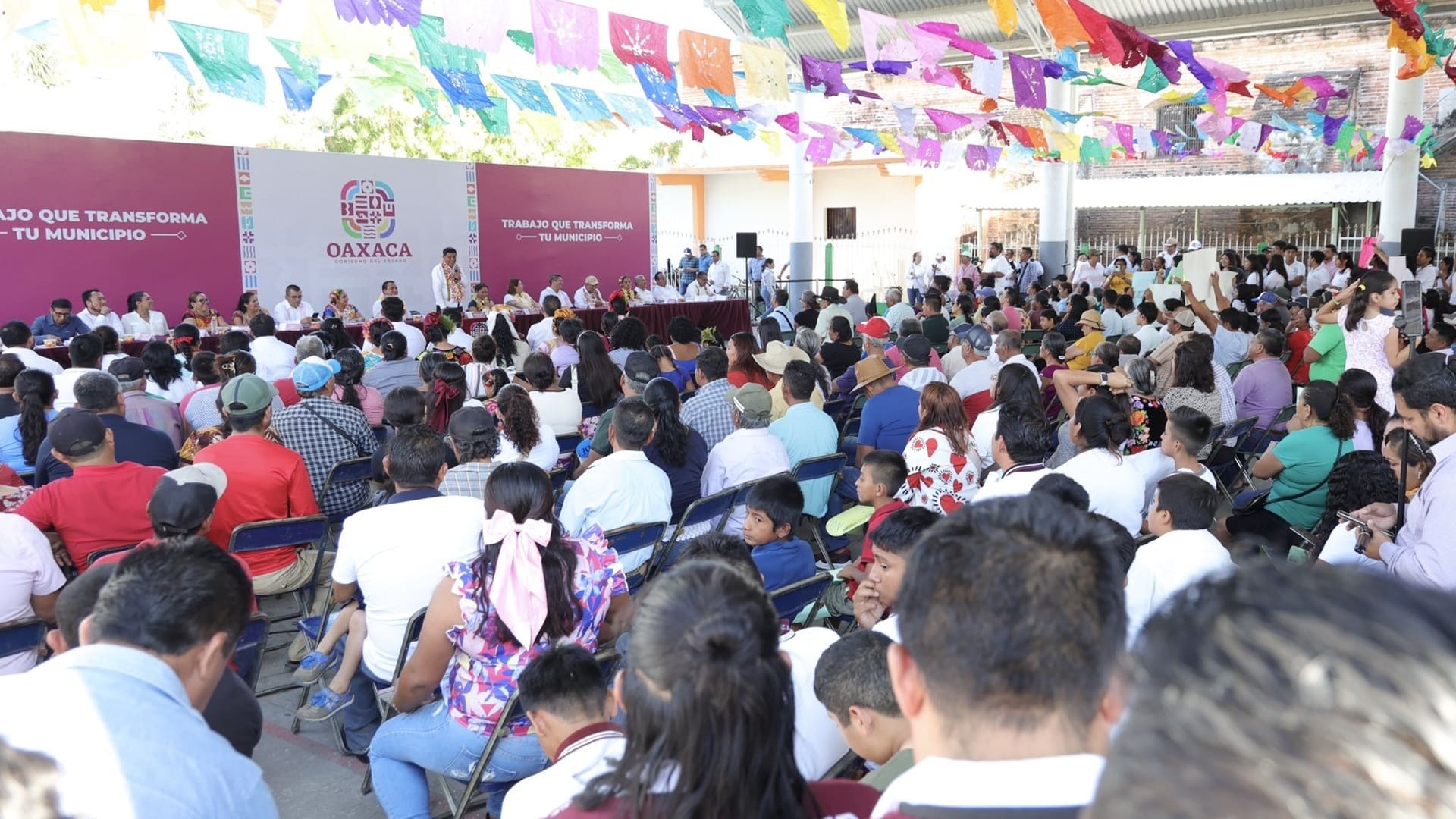 “Nuestro gobierno es cercano al pueblo”: Jara Cruz en Santa María Mixtequilla