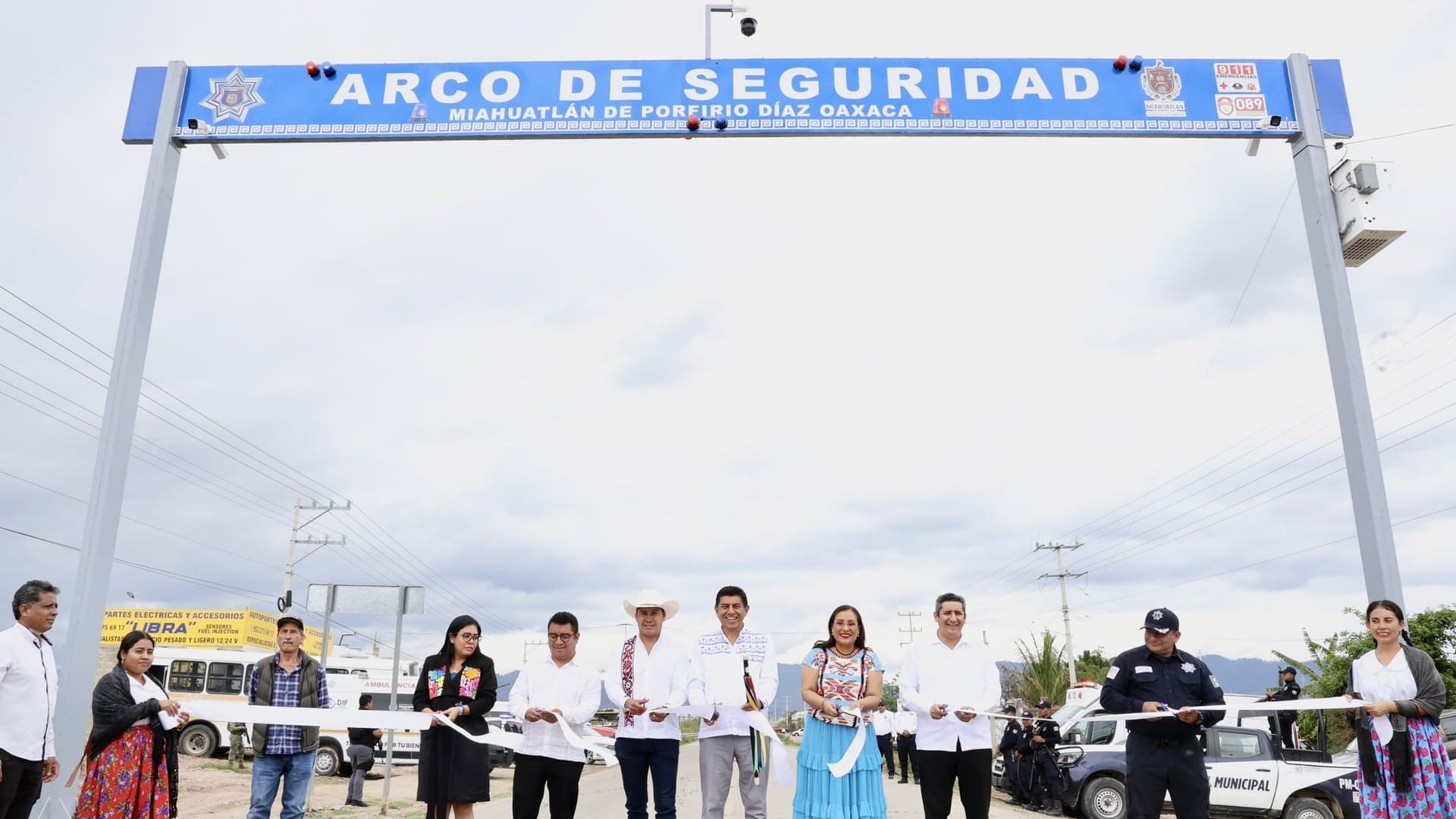 Arco de seguridad en Miahuatlán de Porfirio Díaz para revertir la incidencia delictiva Arco de seguridad en Miahuatlán de Porfirio Díaz para revertir la incidencia delictiva