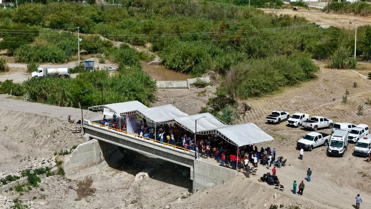 Mitla inaugura nuevo puente sobre el Río Grande con inversión de 10 mdp