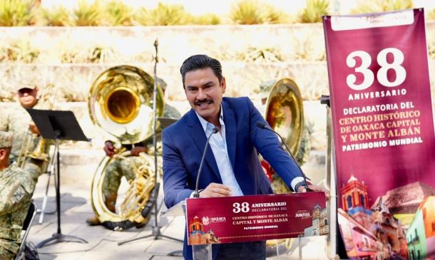 Oaxaca de Juárez conmemora 38 años como Patrimonio Cultural de la Humanidad