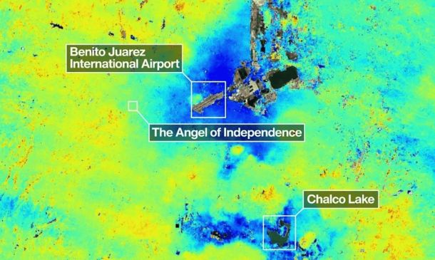 CDMX se hunde hasta 2 cm por mes: alerta de la NASA enciende focos rojos