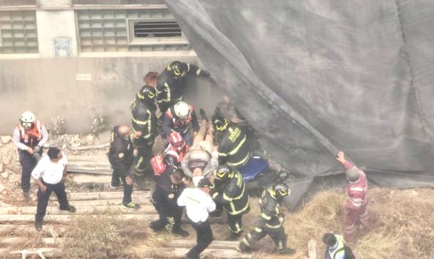 Muere una persona por derrumbe de edificio en Tlalpan, en la CDMX