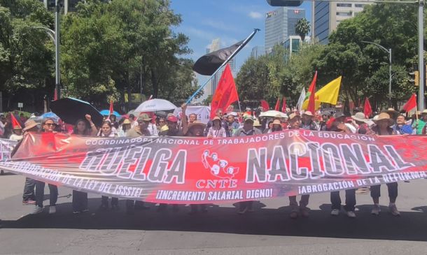 CNTE acepta diálogo con SEP y Segob, pero mantiene bloqueos y movilizaciones en la Ciudad de México