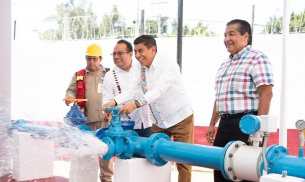 Salomón Jara inaugura tres pozos de agua para 13 mil personas en Oaxaca