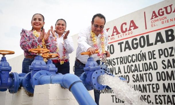 Nuevo pozo de Ceabien mejora abasto de agua en Tehuantepec