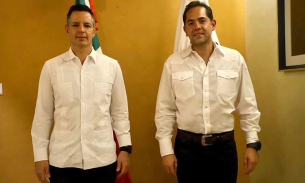 Murat felicita a Bolaños Cacho Cué por llegar a la Presidencia de Diputados
