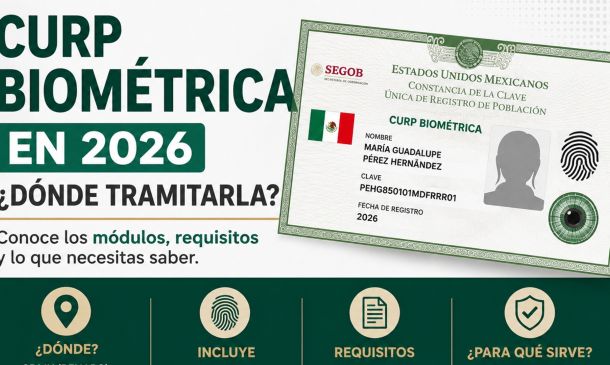 ¿Dónde tramitar la CURP Biométrica en 2026? Estos son los módulos y requisitos para sacar el documento