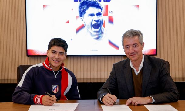 Atlético de Madrid ficha al mexicano Obed Vargas hasta 2030