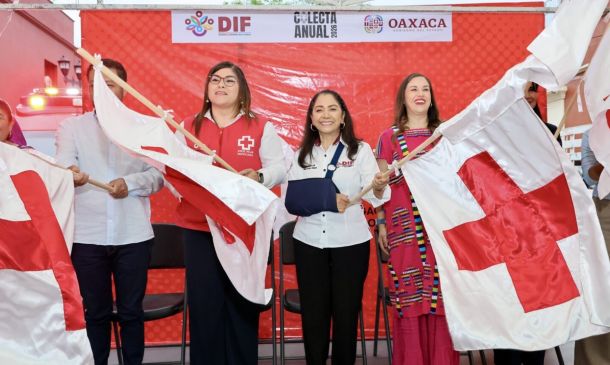 DIF Oaxaca se suma a Colecta 2026 de Cruz Roja y llama a la solidaridad ciudadana