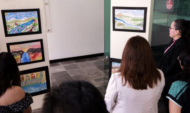 Congreso de Oaxaca alberga exposición infantil por el rescate de los ríos