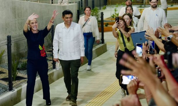 Sheinbaum inaugura la primera fase de la Línea K del Tren Interoceánico en Oaxaca