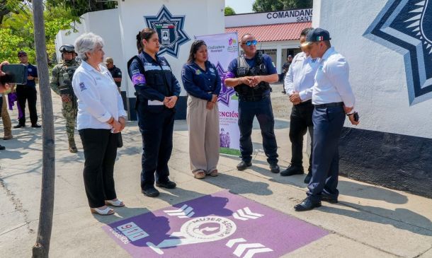 Activan 17 puntos “Mujer Segura” en Huatulco para proteger a mujeres y turistas