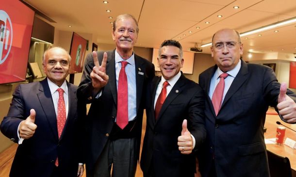 Fox y Alito analizan construir frente opositor contra Morena