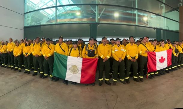 Oaxaca aporta combatientes al cuarto contingente de México contra incendios en Canadá
