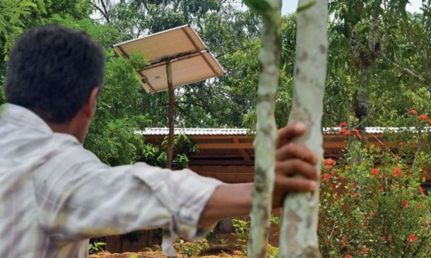 Electrificación con módulos solares transforma la vida en San José Arroyo Copete