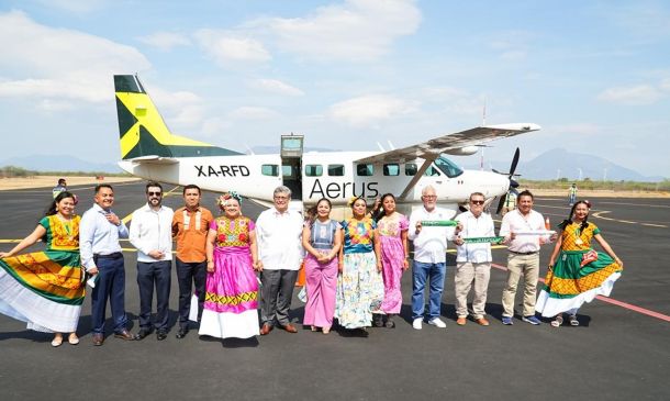 Ixtepec despega: inauguran ruta aérea directa al AIFA con cinco vuelos semanales