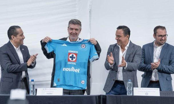Novibet, la casa de apuestas deportivas, es nuevo patrocinador de Cruz Azul