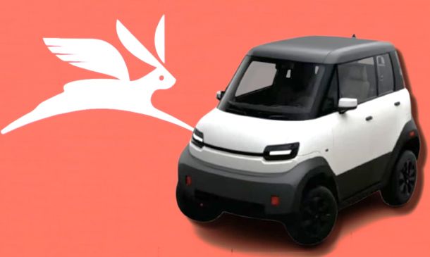 Arte oaxaqueño inspira logo de liebre alada para el auto eléctrico Olinia