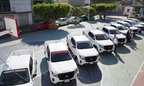 Oaxaca refuerza el Programa de Vacunación Universal con 10 vehículos contra el sarampión