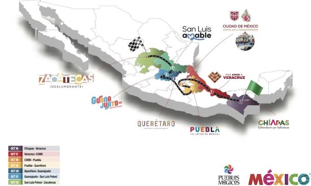 Carrera Panamericana 2026: ruta completa, fechas y estados del rally en México