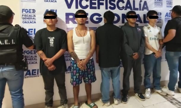 FGEO rescata a víctima de secuestro y detiene a cinco personas en Santa Lucía del Camino