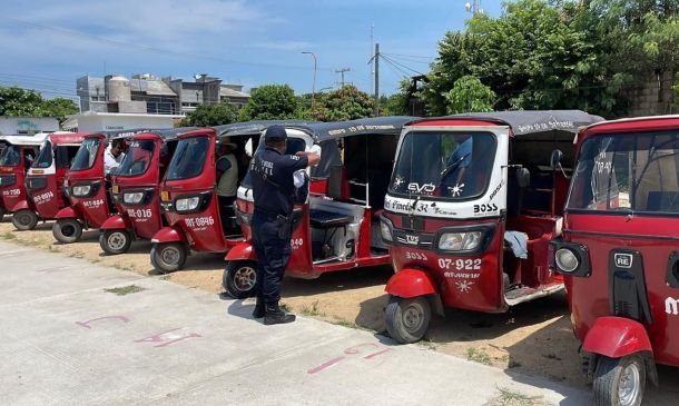 Oaxaca pondrá chips a mototaxis de Juchitán tras detectar vínculos con delitos