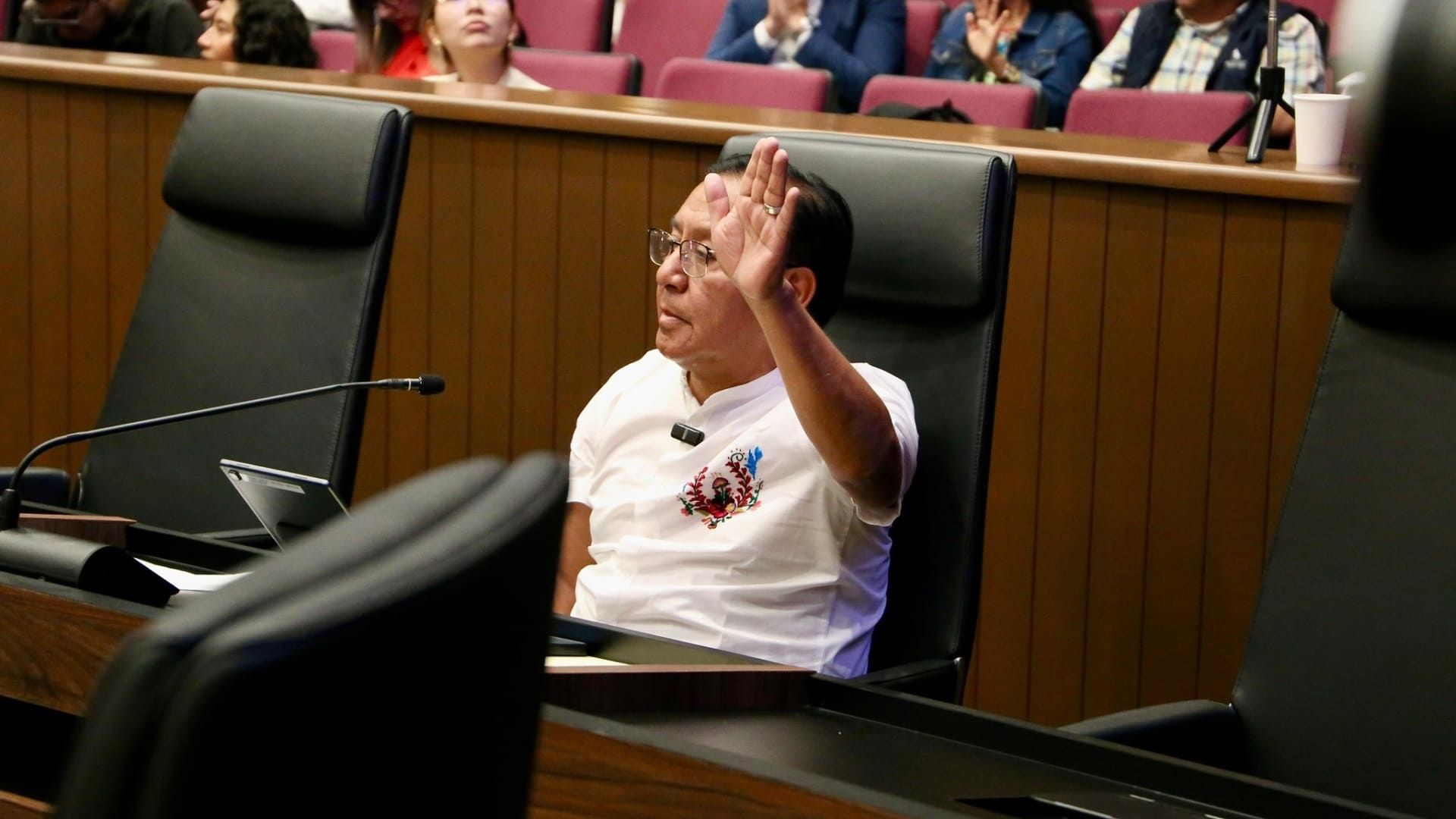 Señalan al diputado oaxaqueño Zeferino García Jerónimo en la mañanera de Claudia Sheinbaum