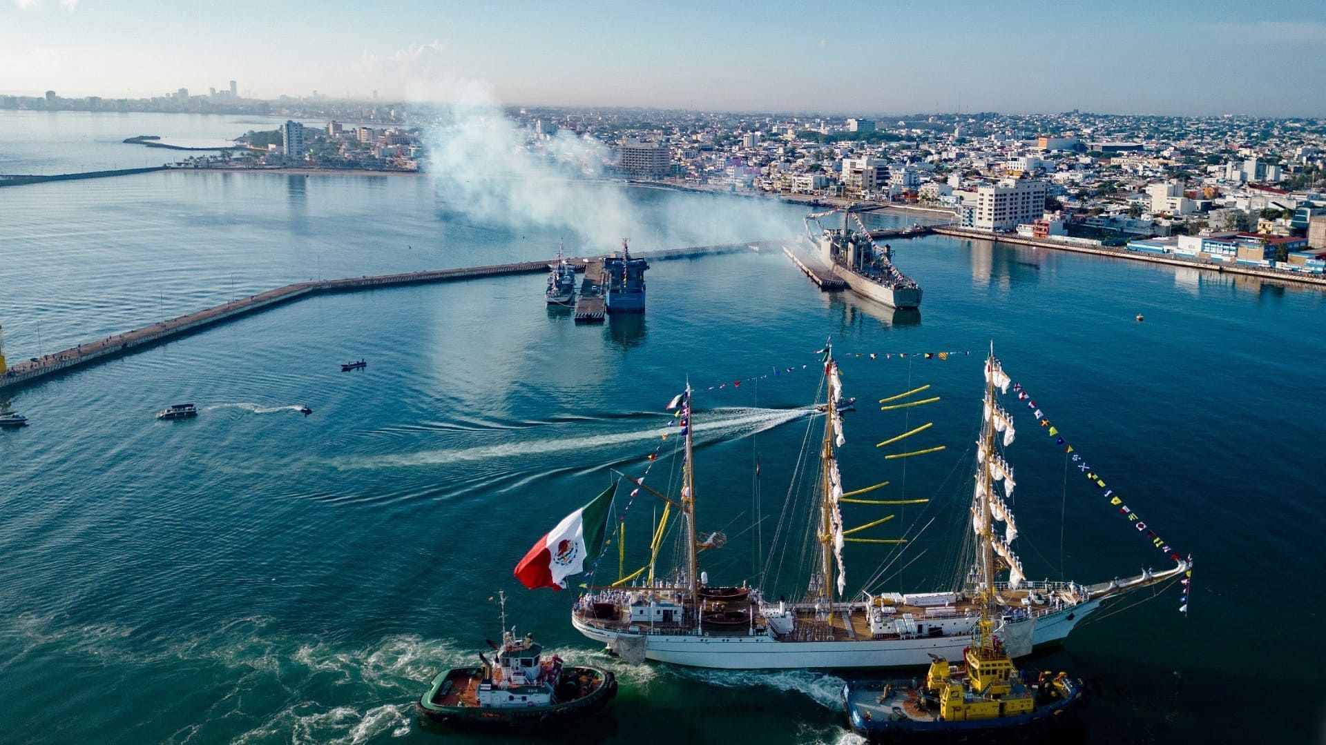 “No triunfa quien busca apoyo extranjero”: Sheinbaum en el Bicentenario de la Independencia en la Mar