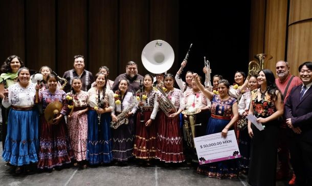 Ensambles de Mujeres de Viento celebra su final en el Teatro Macedonio Alcalá