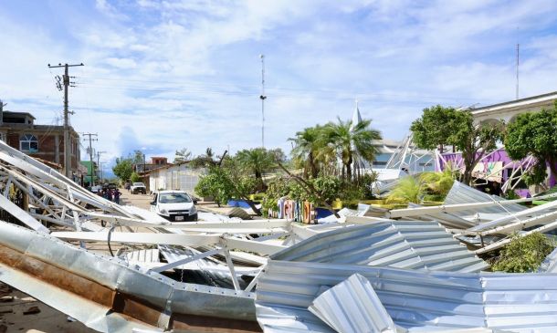 La Llanada de la Costa oaxaqueña, entre ruinas: casas sin techo ni servicios básicos