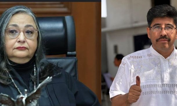 Se reúnen presidenta de SCJN y Ministro Presidente electo, el oaxaqueño Hugo Aguilar Ortiz