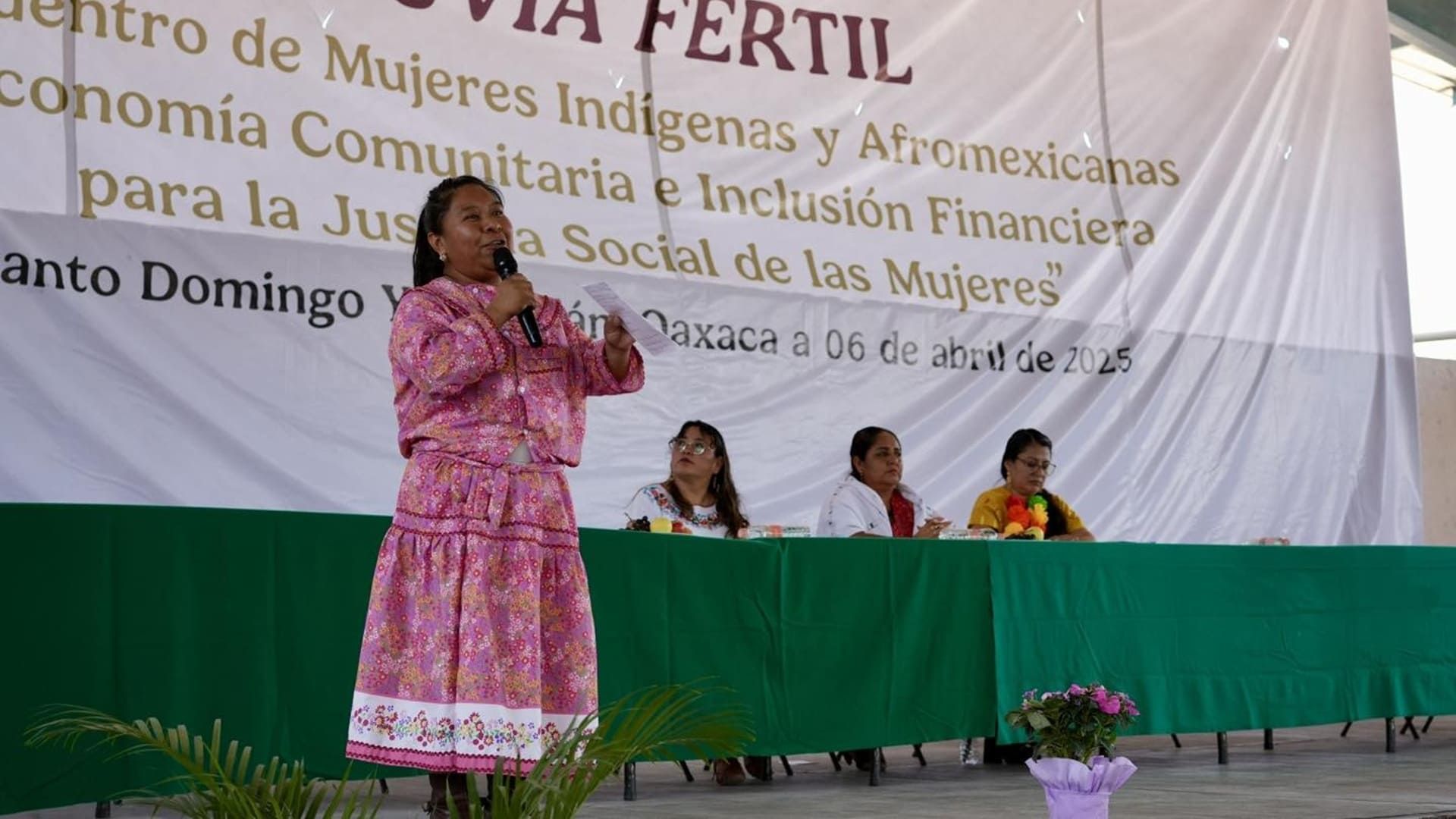 Celebran “Encuentro de Mujeres Indígenas y Afromexicanas”, en Santo Domingo Yanhuitlán