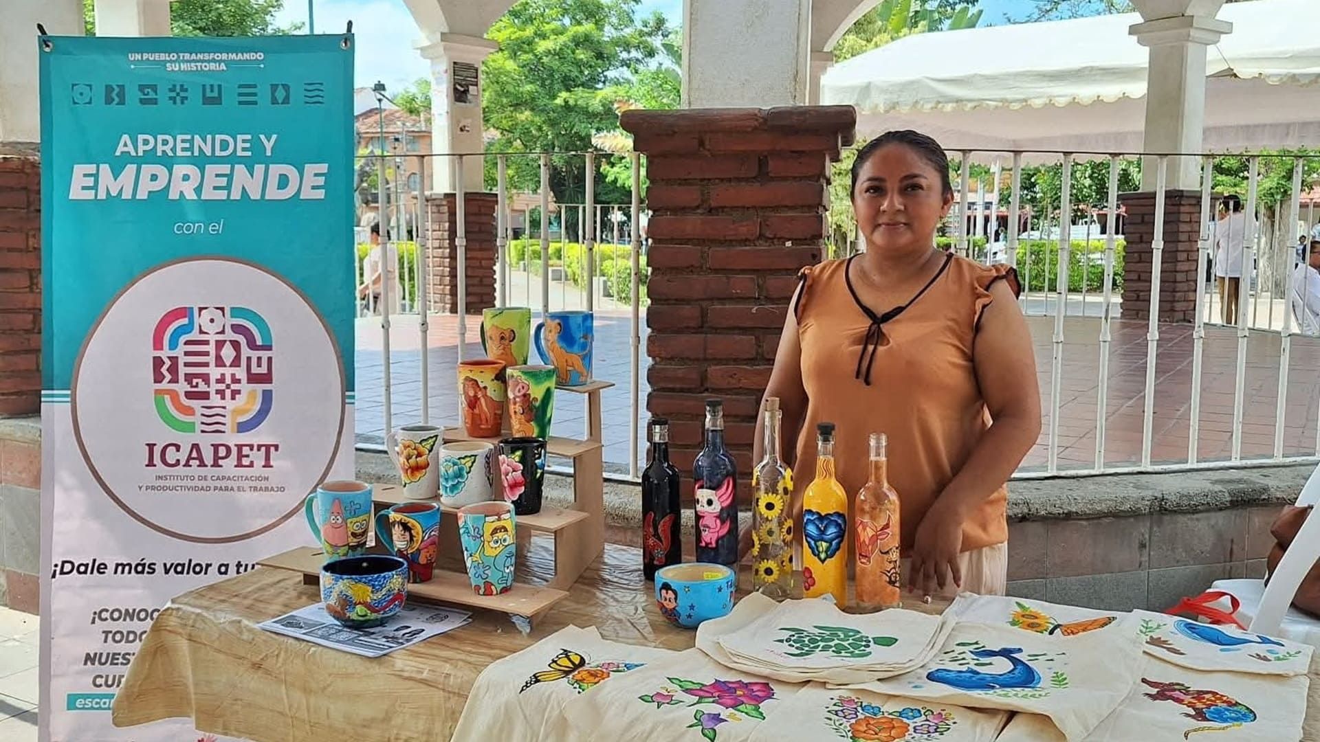 El-AMORARTE, caso de éxito de las capacitaciones del Icapet en Huatulco