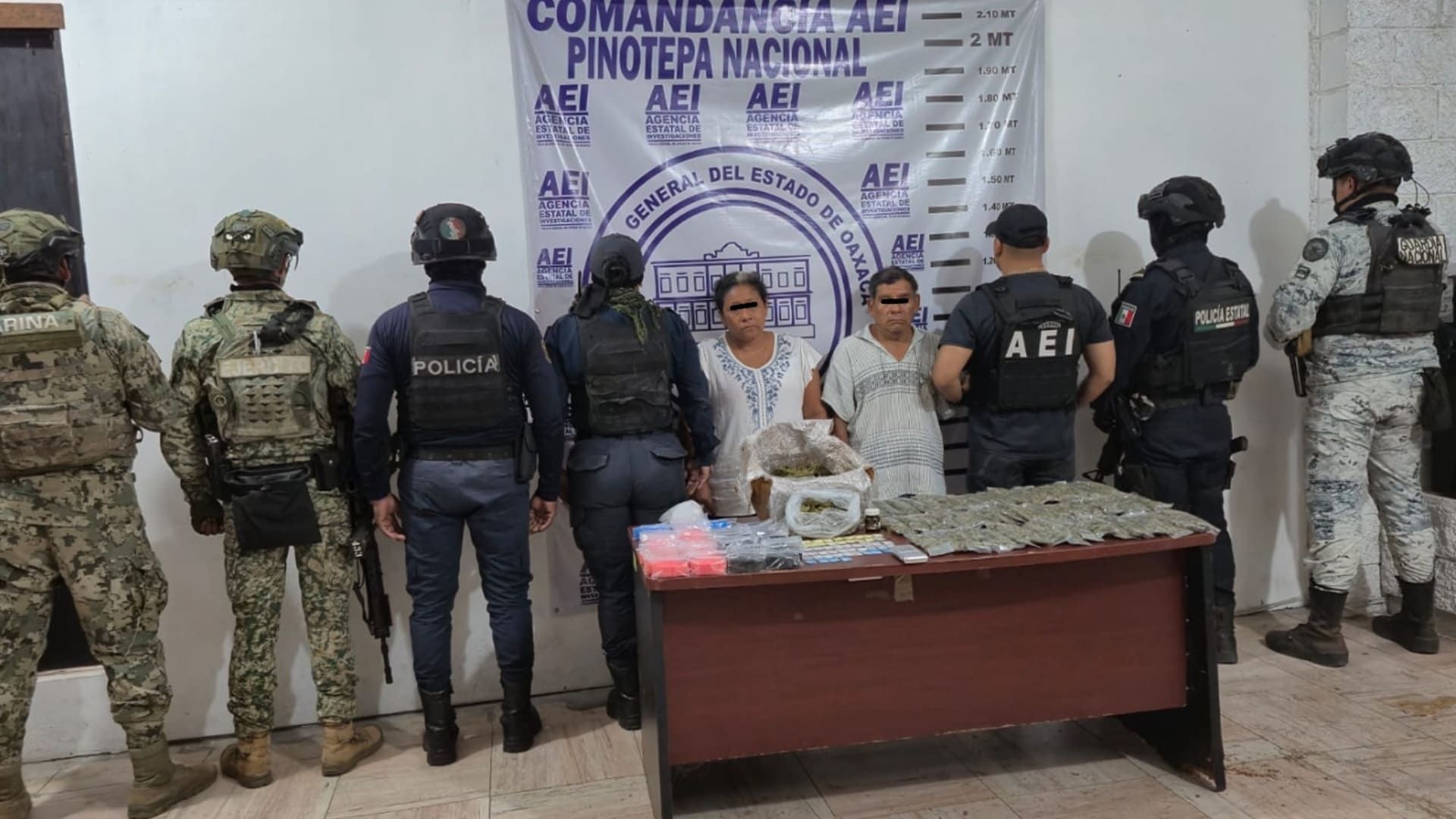 Realizan cateos y detenciones en Pinotepa Nacional durante operativo interinstitucional