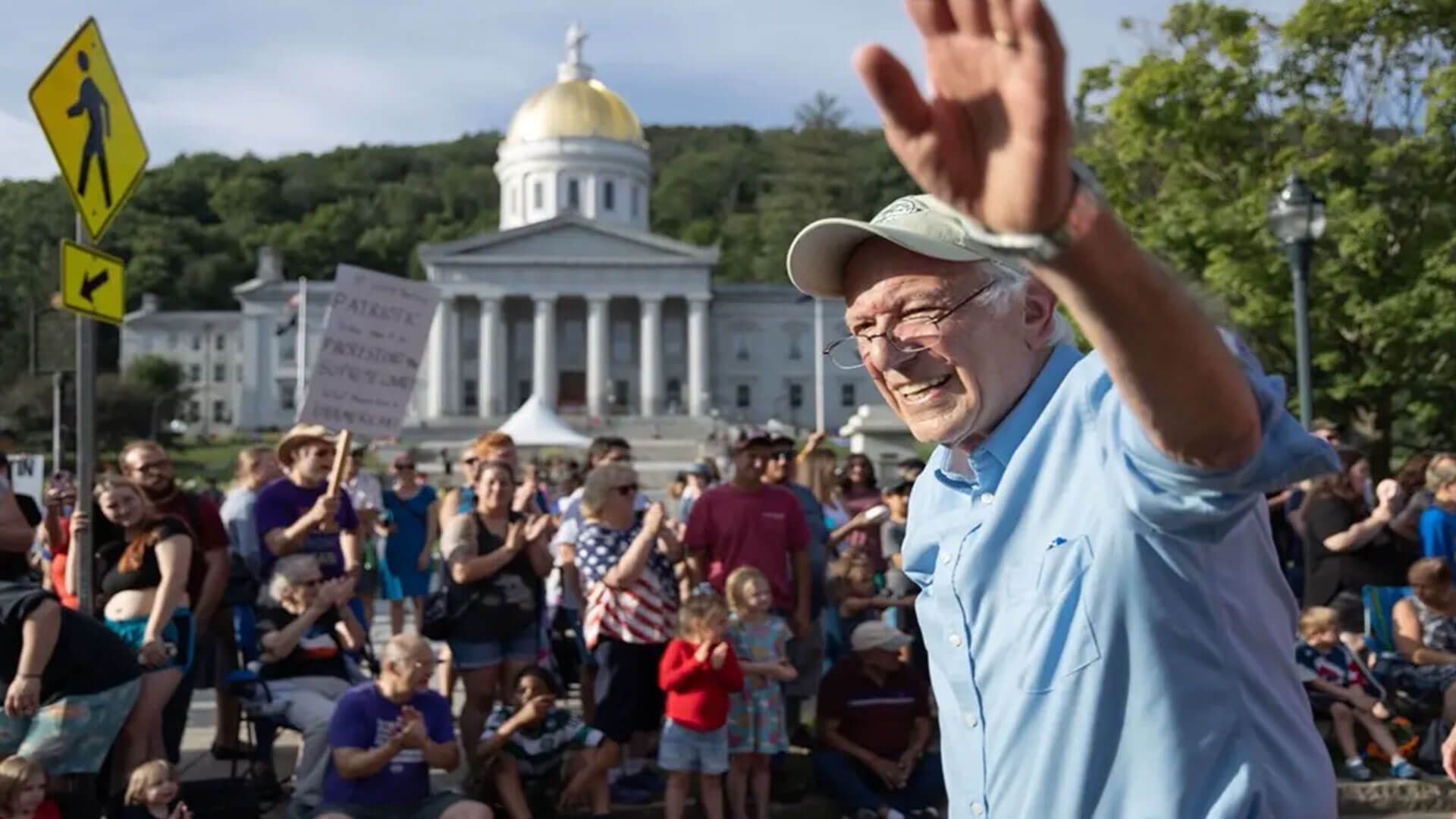 Bernie Sanders, en defensa de la candidatura de Joe Biden